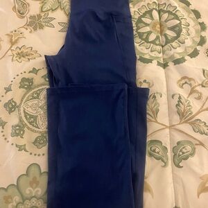 Tj Maxx Kids/Tweens Royal Blue Flare Leggings
